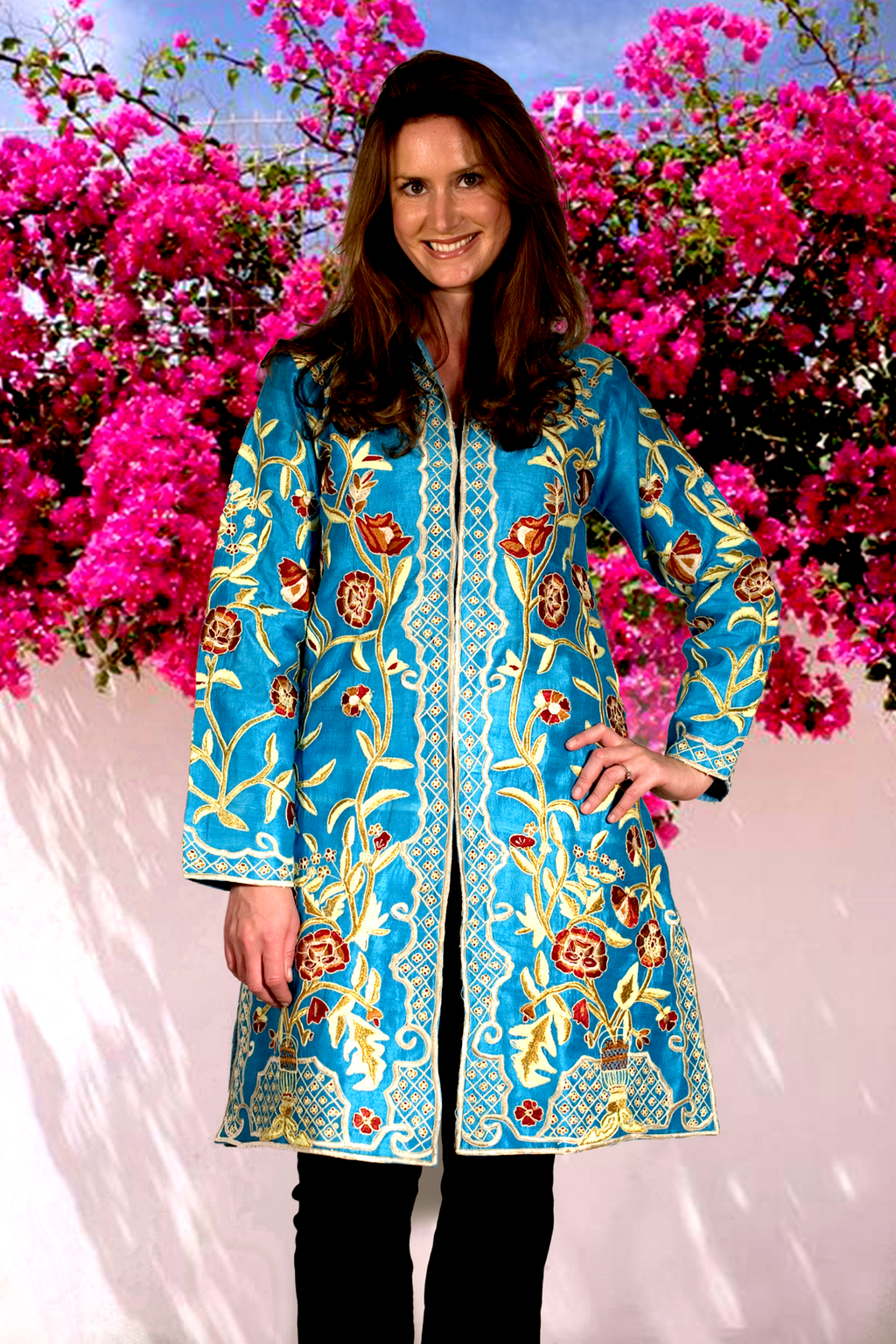 Indian-embroidered-turquoise-Memsahib-princess-jacket