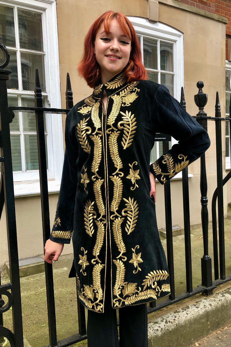 Black Maharani Velvet Jacket