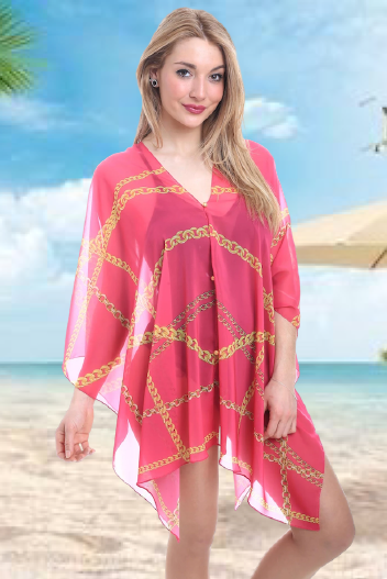 fushia-chains-beach-kaftan