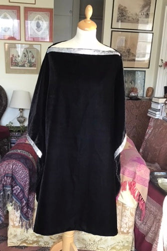 Black Velvet Winter Kaftan