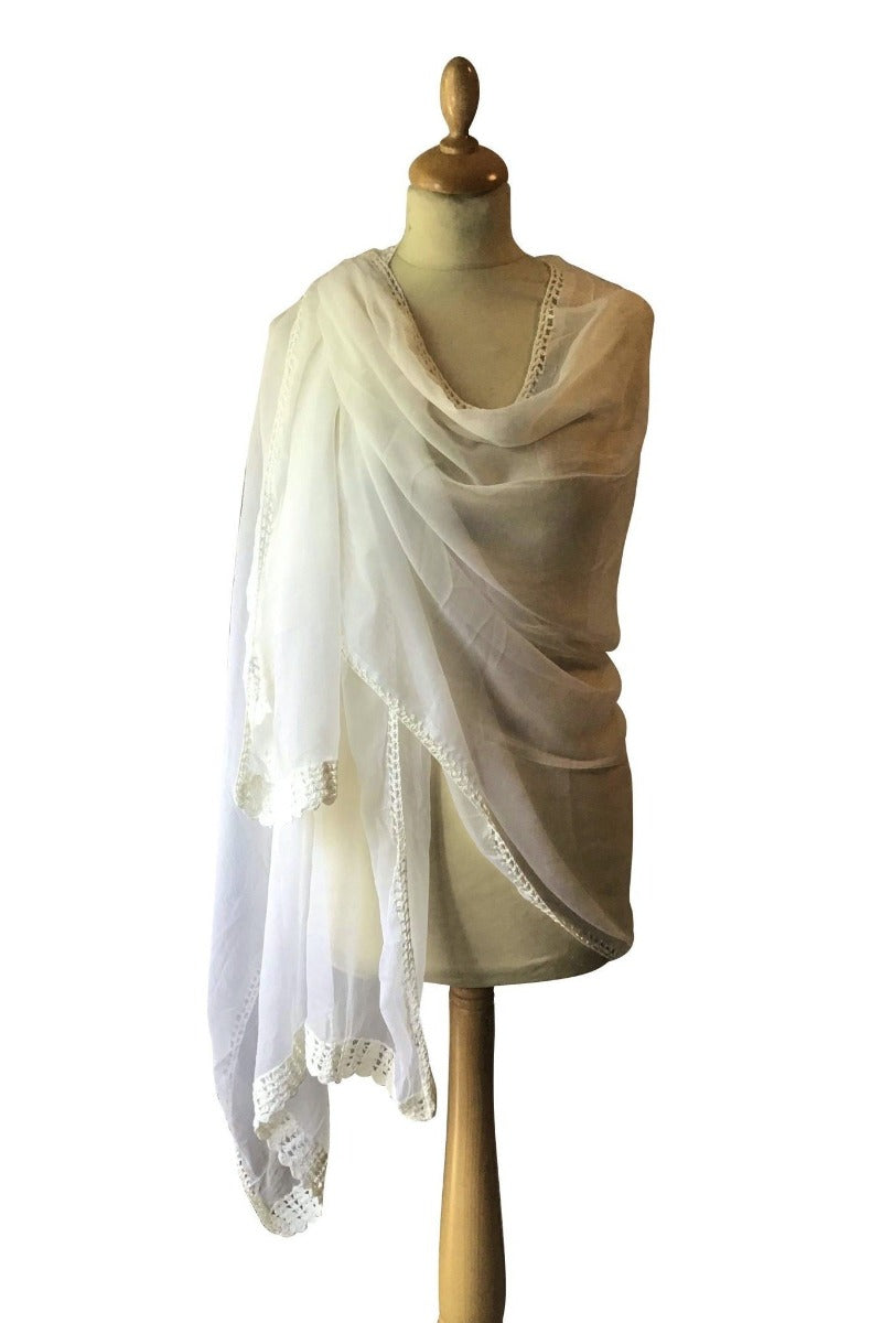 white-chiffon-crochet-border-summer-shawl